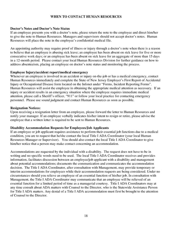 FMLA/FLA Quick Guidance for Managers and Supervisors - Page 19