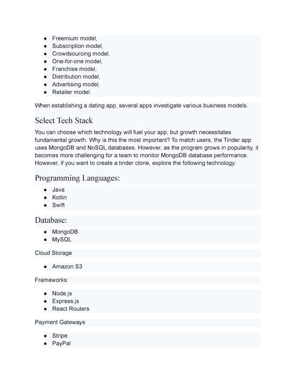 Step-by-Step Instructions for Creating a Dating App Similar to Tinder: Features, - Page 3