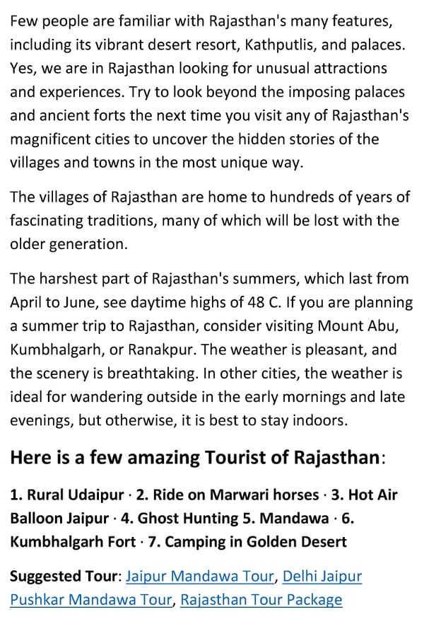 7 Famous Offbeat Rajasthan Experiences - Page 2