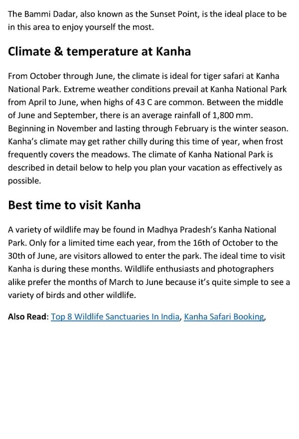 Best Time To Visit India for Wildlife Tiger Safari - Page 9