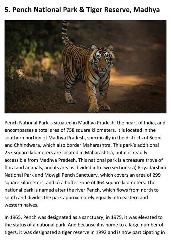 Best Time To Visit India for Wildlife Tiger Safari - Page 10