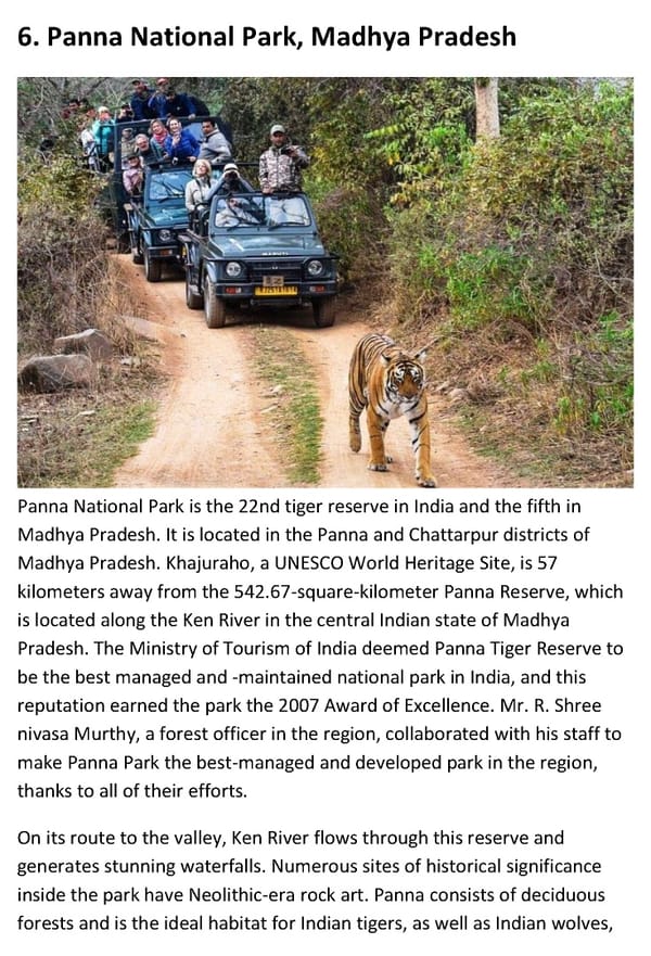 Best Time To Visit India for Wildlife Tiger Safari - Page 12