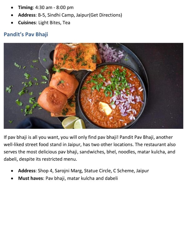 Top 8 Best Jaipur Street Food Places - Page 4