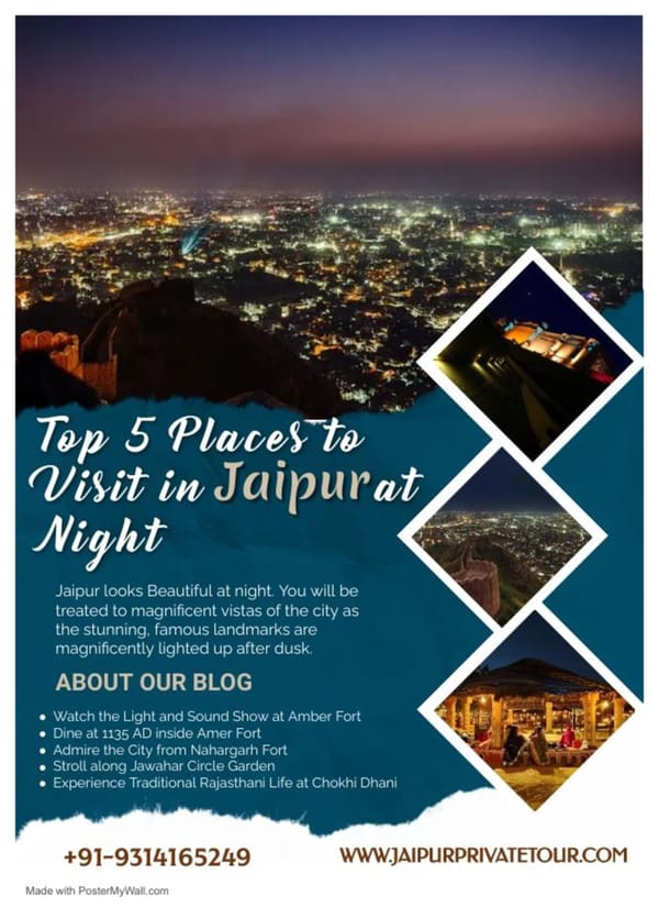 Top 5 Places to Visit in Jaipur at Night - Page 1