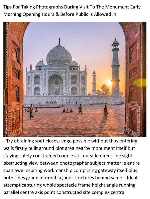 Sunrise at the Taj Mahal  A Travel Guide and Tips - Page 5