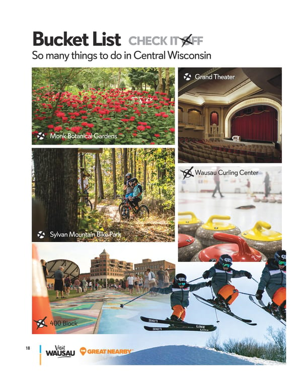 Visit Wausau Visitors Magazine 2023 - Page 18