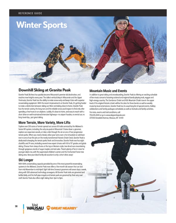 Visit Wausau Visitors Magazine 2023 - Page 38