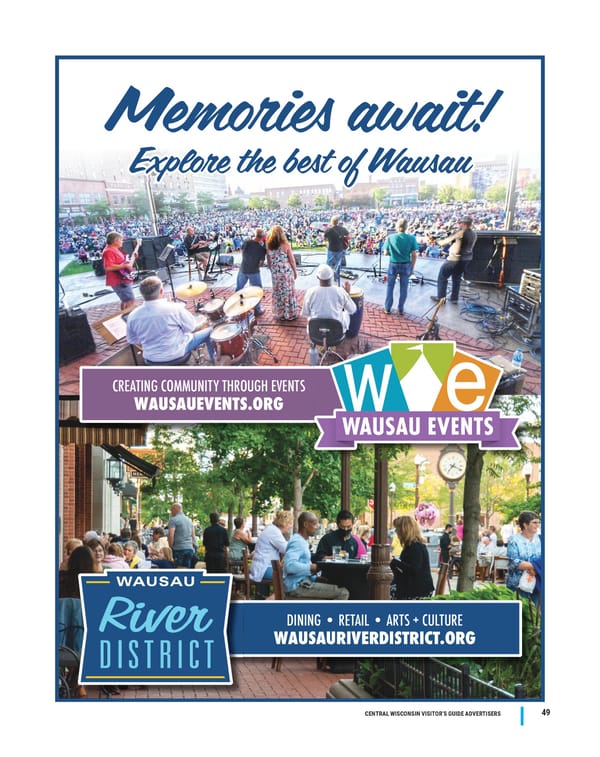 Visit Wausau Visitors Magazine 2023 - Page 49