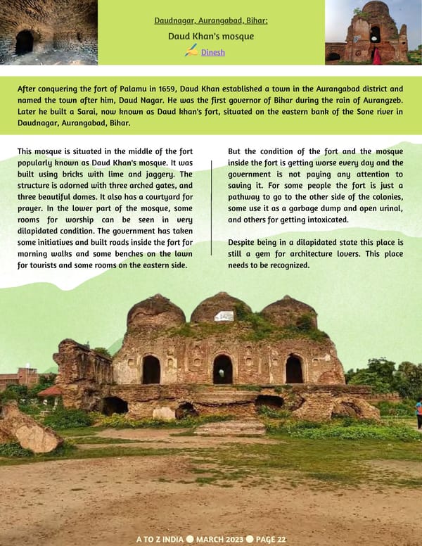 A TO Z INDIA - MARCH 2023 - Page 22