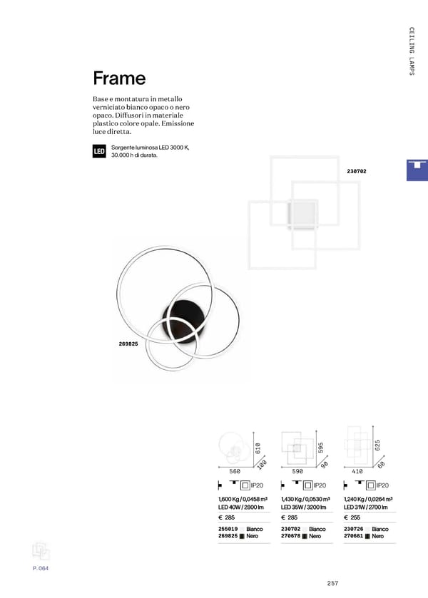 Katalog Ideal Lux 2022 - Page 259