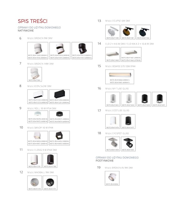 Katalog Mistic Lighting 2021 2022 - Page 3