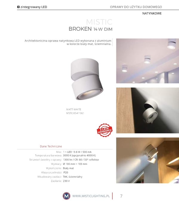 Katalog Mistic Lighting 2021 2022 - Page 7