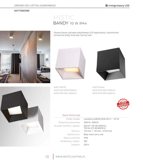 Katalog Mistic Lighting 2021 2022 - Page 10