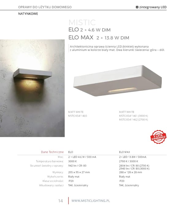 Katalog Mistic Lighting 2021 2022 - Page 14