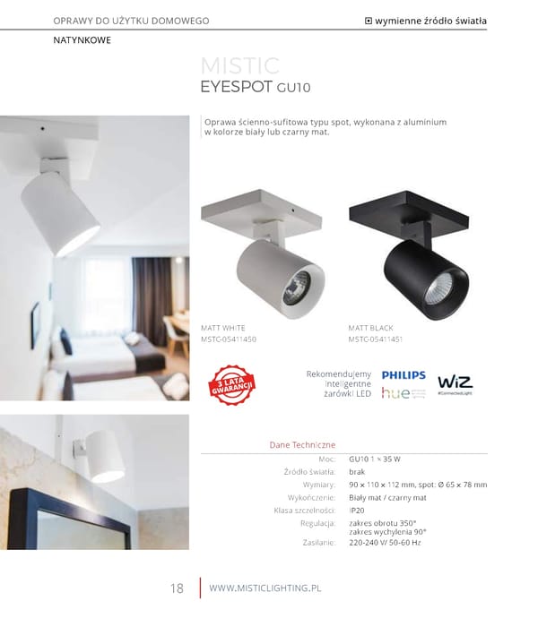 Katalog Mistic Lighting 2021 2022 - Page 18