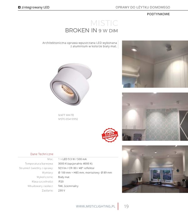 Katalog Mistic Lighting 2021 2022 - Page 19