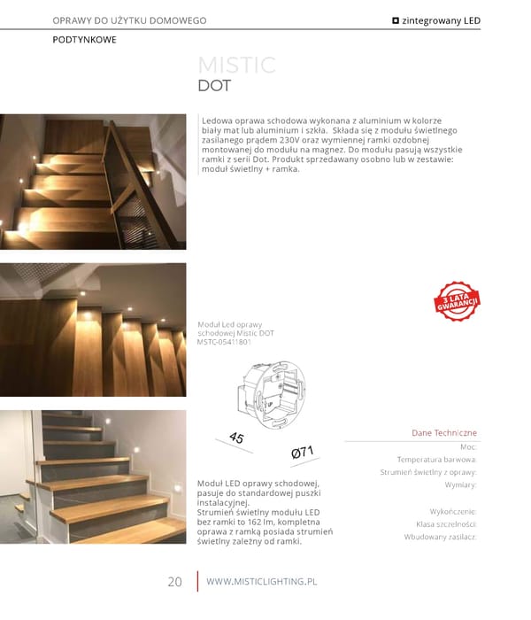 Katalog Mistic Lighting 2021 2022 - Page 20