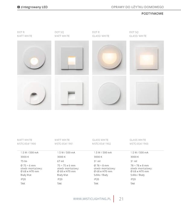 Katalog Mistic Lighting 2021 2022 - Page 21