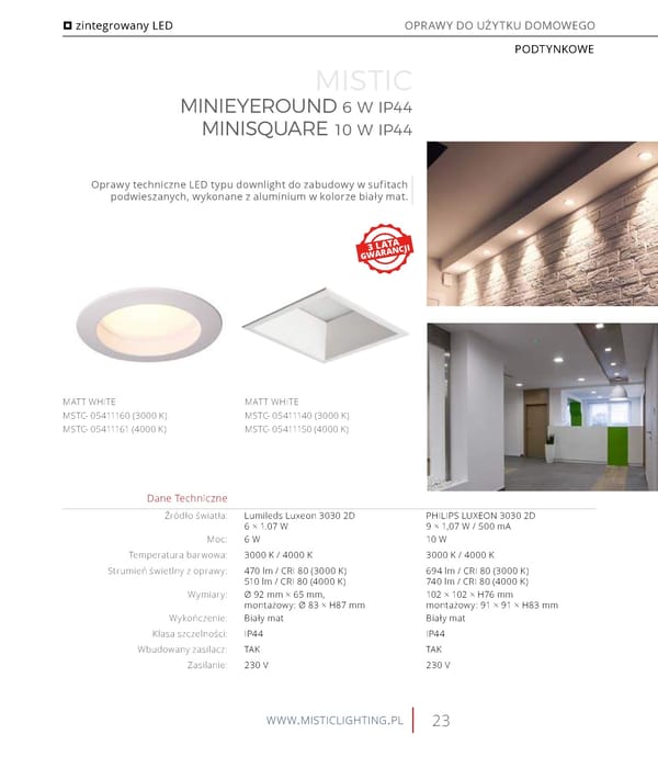 Katalog Mistic Lighting 2021 2022 - Page 23