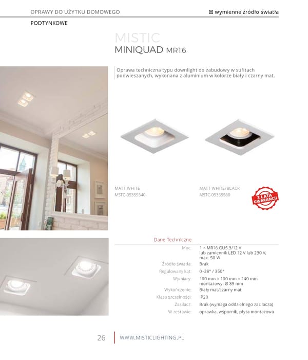 Katalog Mistic Lighting 2021 2022 - Page 26