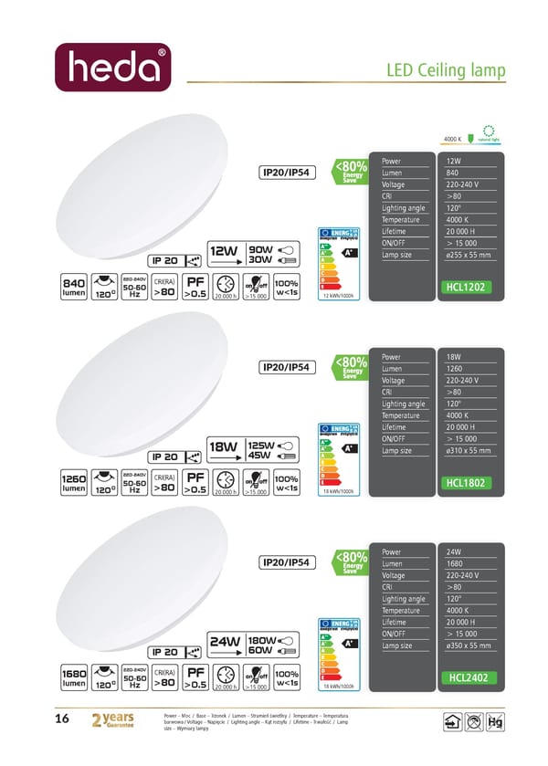 Katalog Heda 202021 - Page 16