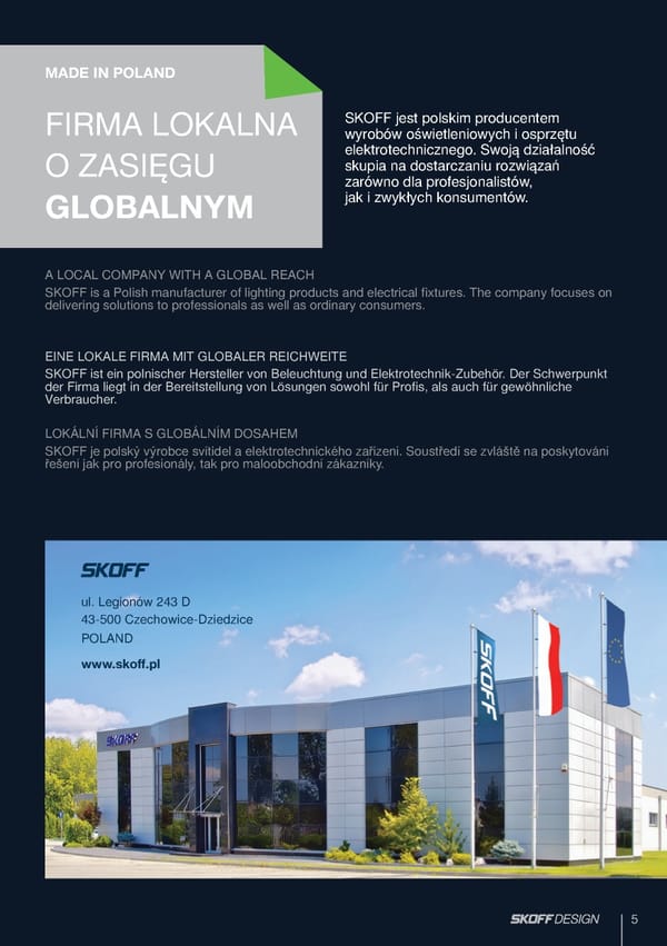 Katalog Skoff 2019 oświetlenie meblowe - Page 5