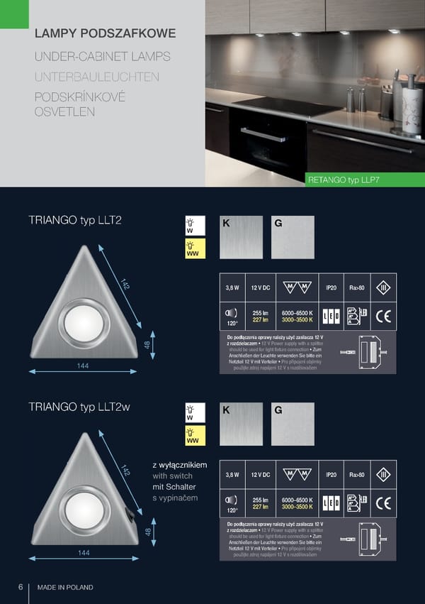 Katalog Skoff 2019 oświetlenie meblowe - Page 6