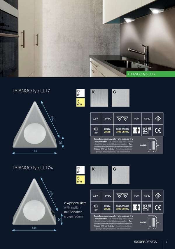 Katalog Skoff 2019 oświetlenie meblowe - Page 7