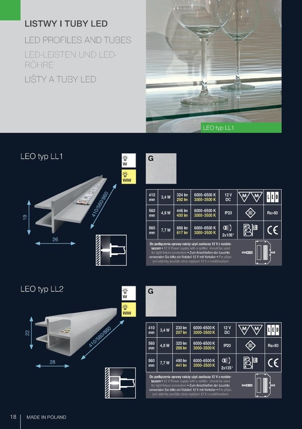 Katalog Skoff 2019 oświetlenie meblowe - Page 18