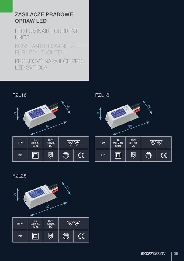 Katalog Skoff 2019 oświetlenie meblowe - Page 35