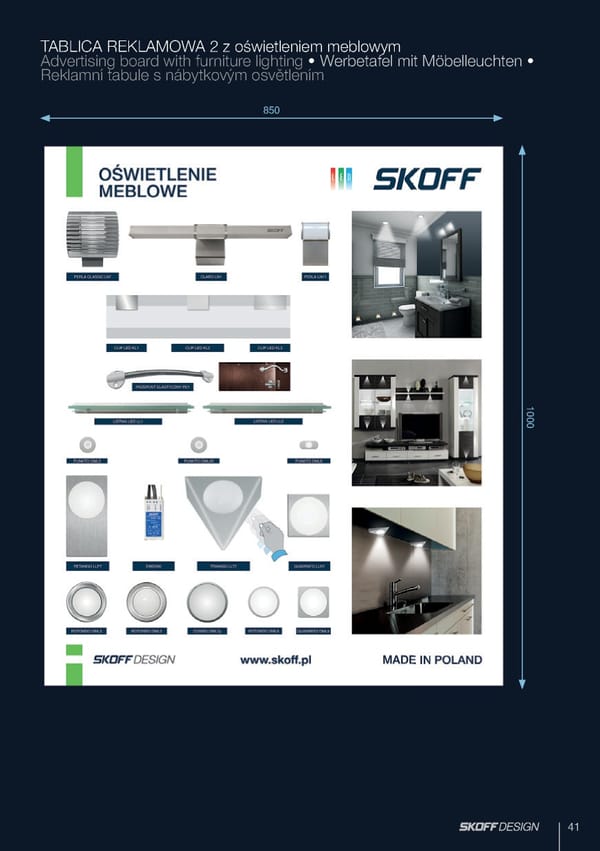 Katalog Skoff 2019 oświetlenie meblowe - Page 41