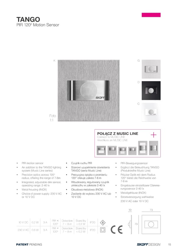 Katalog Skoff 2018 Musicsensor - Page 15