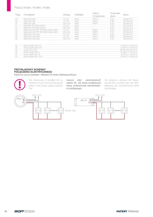 Katalog Skoff 2018 Musicsensor - Page 38