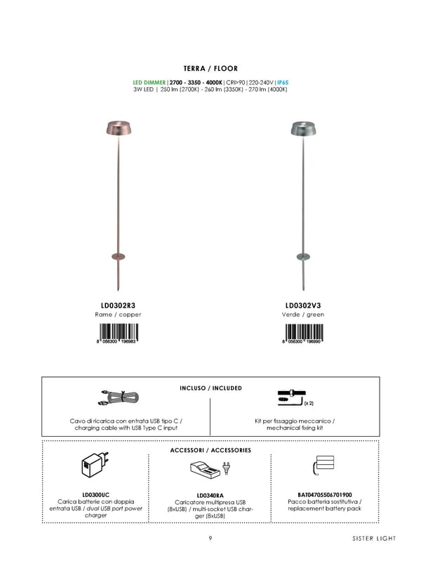 Katalog Zafferano 2020 Lampes a Porter - Page 11