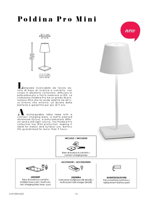 Katalog Zafferano 2020 Lampes a Porter - Page 16