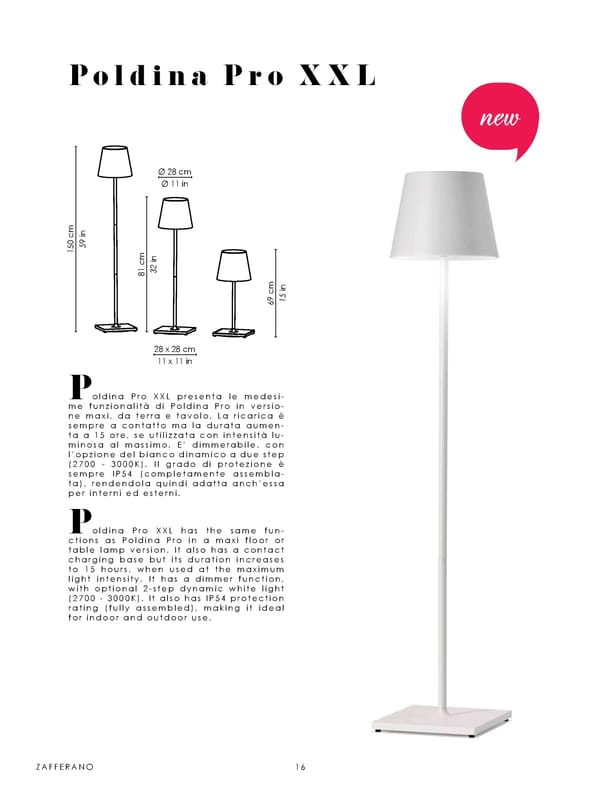 Katalog Zafferano 2020 Lampes a Porter - Page 18