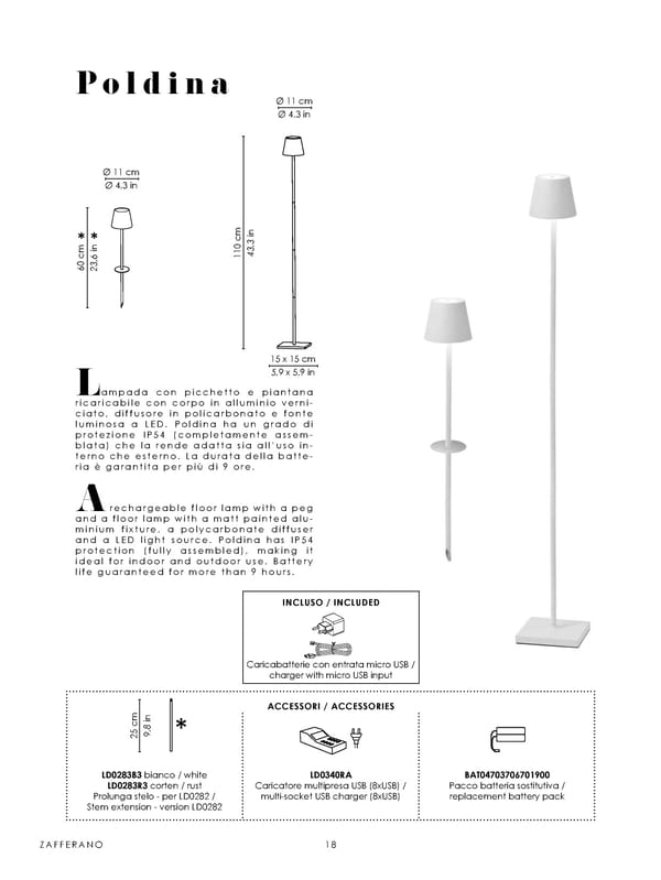 Katalog Zafferano 2020 Lampes a Porter - Page 20