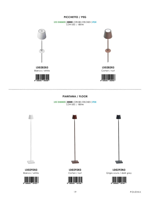 Katalog Zafferano 2020 Lampes a Porter - Page 21