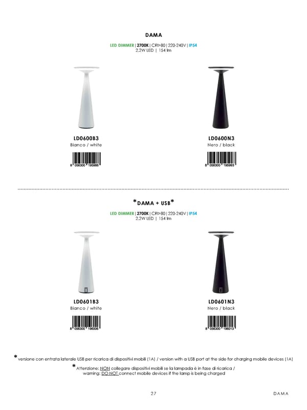 Katalog Zafferano 2020 Lampes a Porter - Page 29