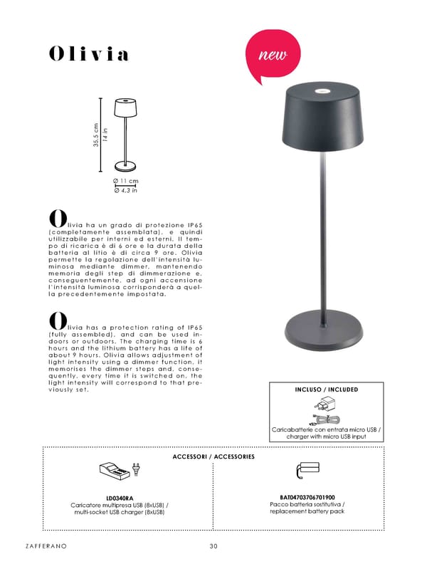 Katalog Zafferano 2020 Lampes a Porter - Page 32