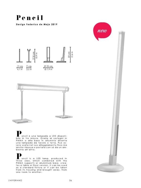 Katalog Zafferano 2020 Lampes a Porter - Page 38