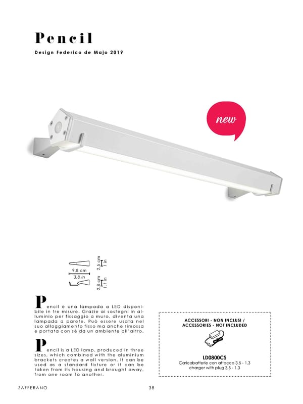 Katalog Zafferano 2020 Lampes a Porter - Page 40