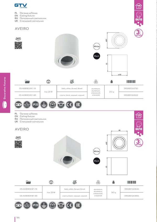 Katalog GTV 2021 Inwestycyjne - Page 188