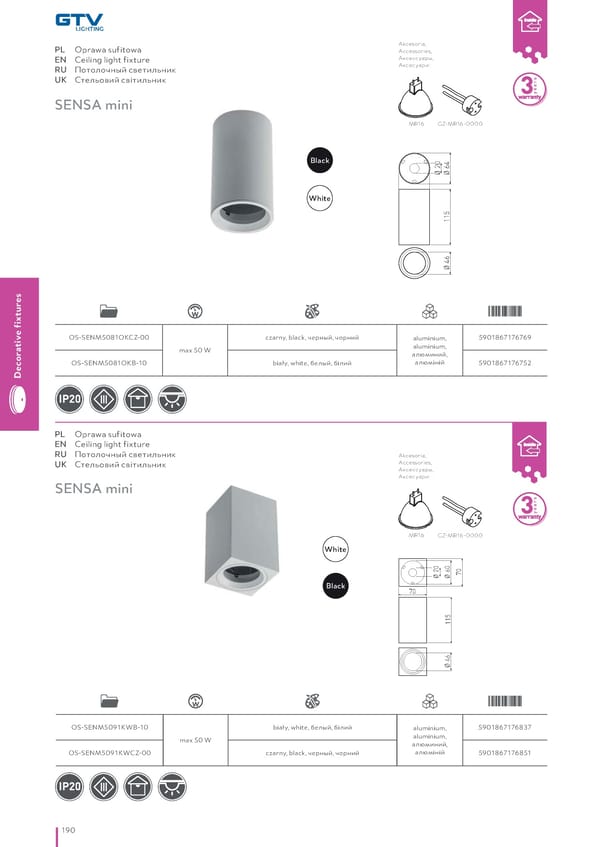 Katalog GTV 2021 Inwestycyjne - Page 192