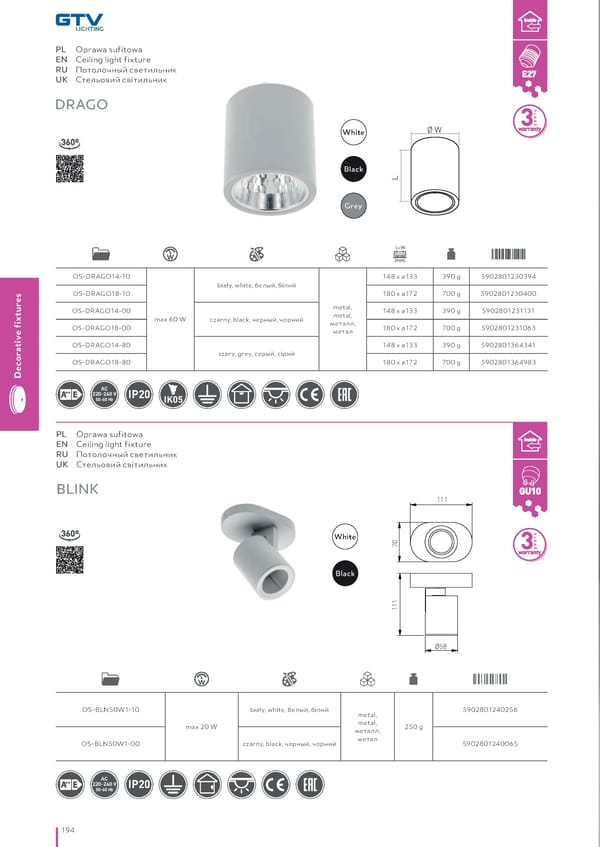 Katalog GTV 2021 Inwestycyjne - Page 196