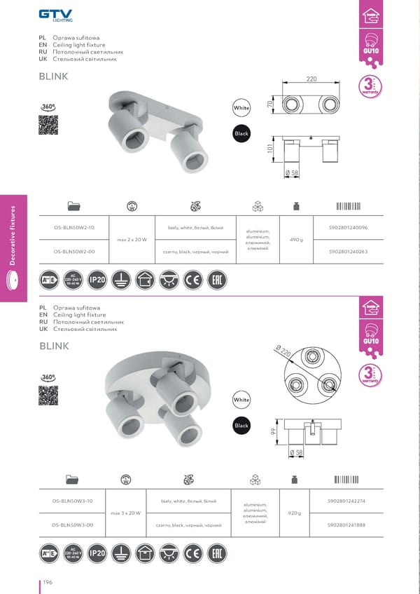 Katalog GTV 2021 Inwestycyjne - Page 198