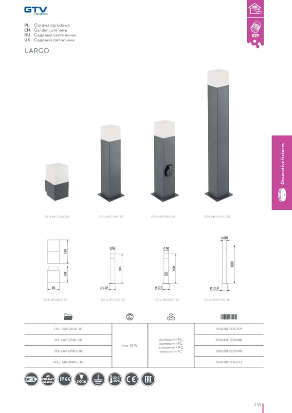 Katalog GTV 2021 Inwestycyjne - Page 241