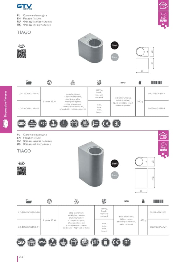 Katalog GTV 2021 Inwestycyjne - Page 260