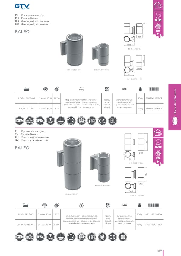 Katalog GTV 2021 Inwestycyjne - Page 261