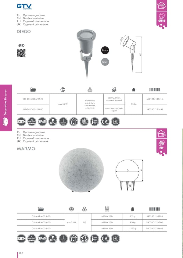 Katalog GTV 2021 Inwestycyjne - Page 264